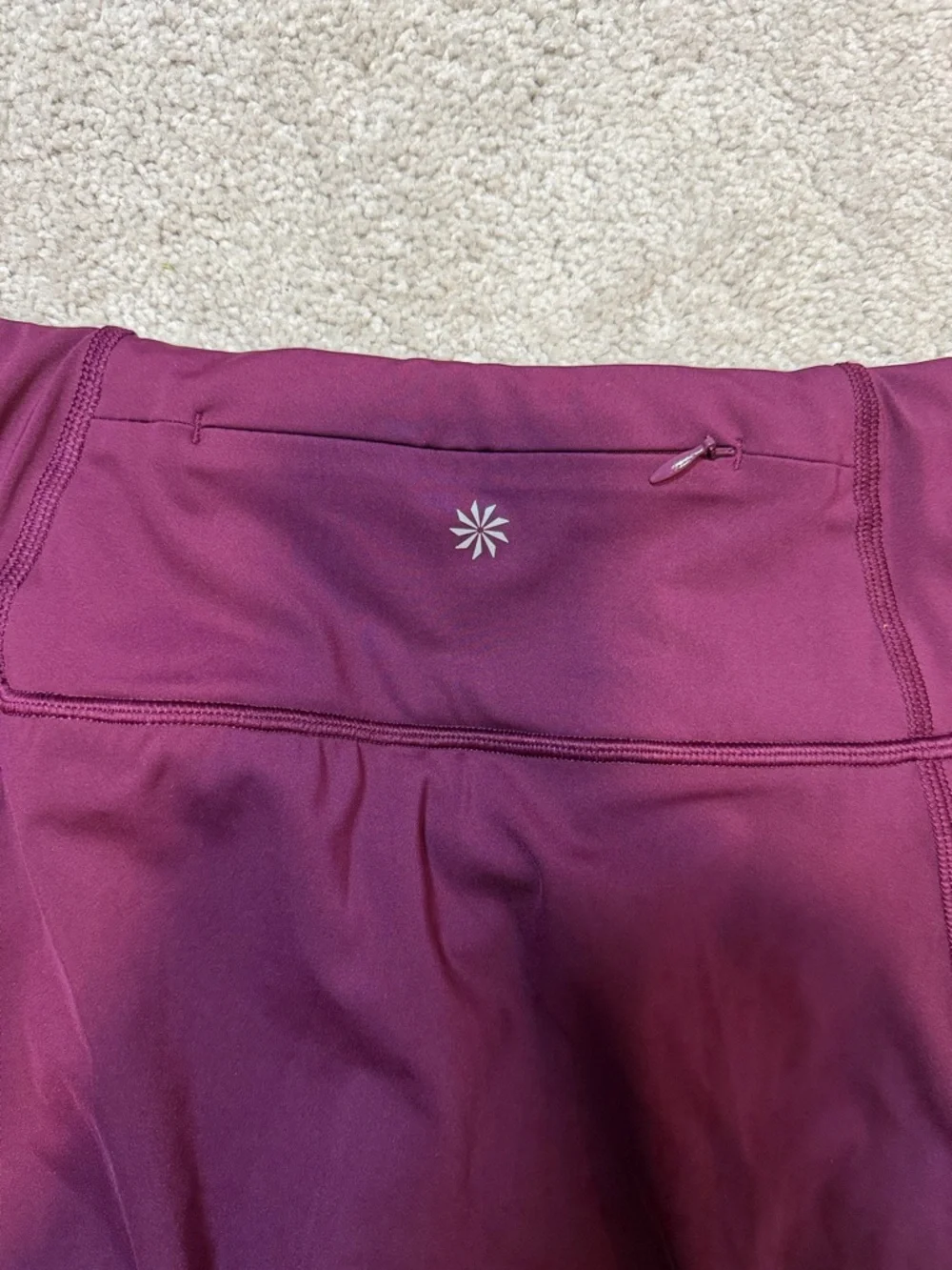 Athleta Plum Wine Athletic Skort - Picture 5 of 6
